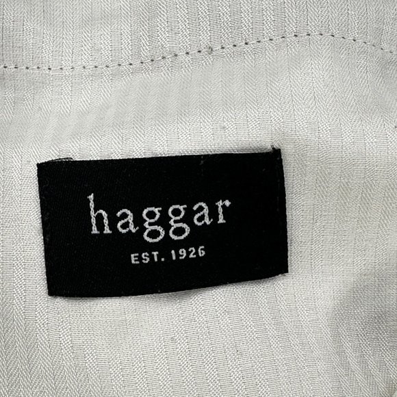 Haggar Men's Size 36X34 Khaki Pant Flex Waist Preowned - Picture 3 of 12